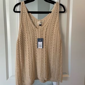 NWT Universal Thread Crochet Tank
